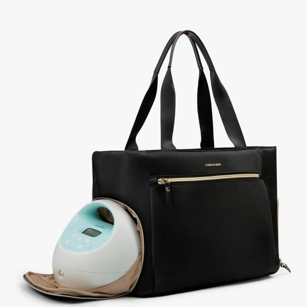 Black Tote Bag by Unknown Brand